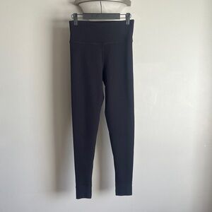 Kyodan High Waisted Black Leggings Size Small Fleecy Inside